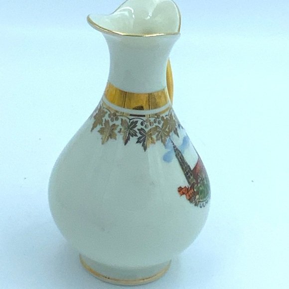 Vintage Handausgemalt Bavarian Small Pitcher/Vase - Picture 6 of 11